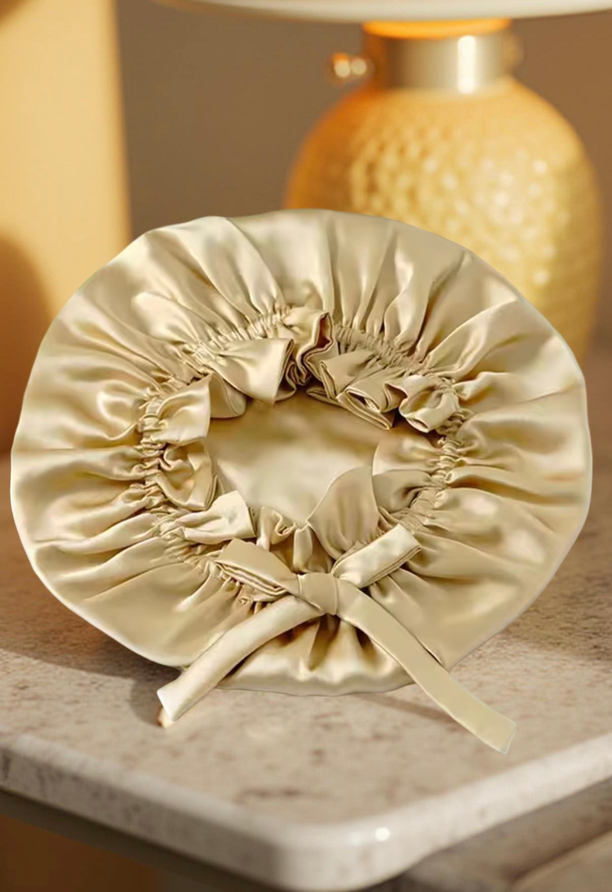 Prvotriedna spacia čiapka z čistého hodvábu