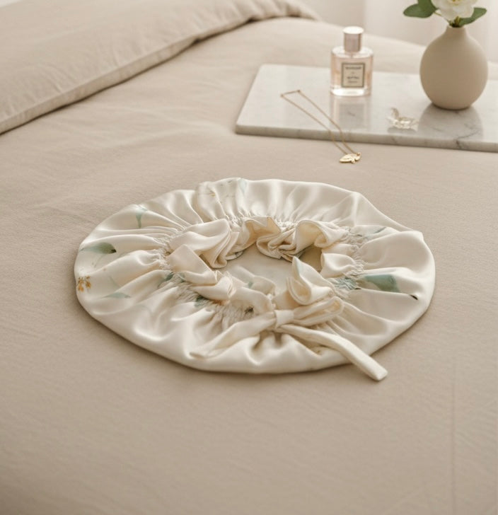 Prvotriedna spacia čiapka z čistého hodvábu