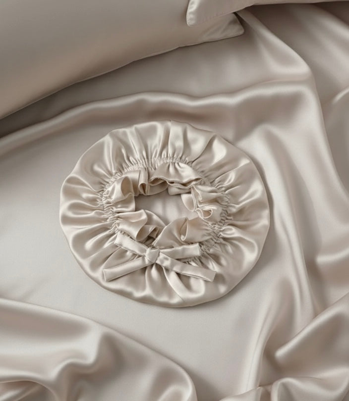 Prvotriedna spacia čiapka z čistého hodvábu